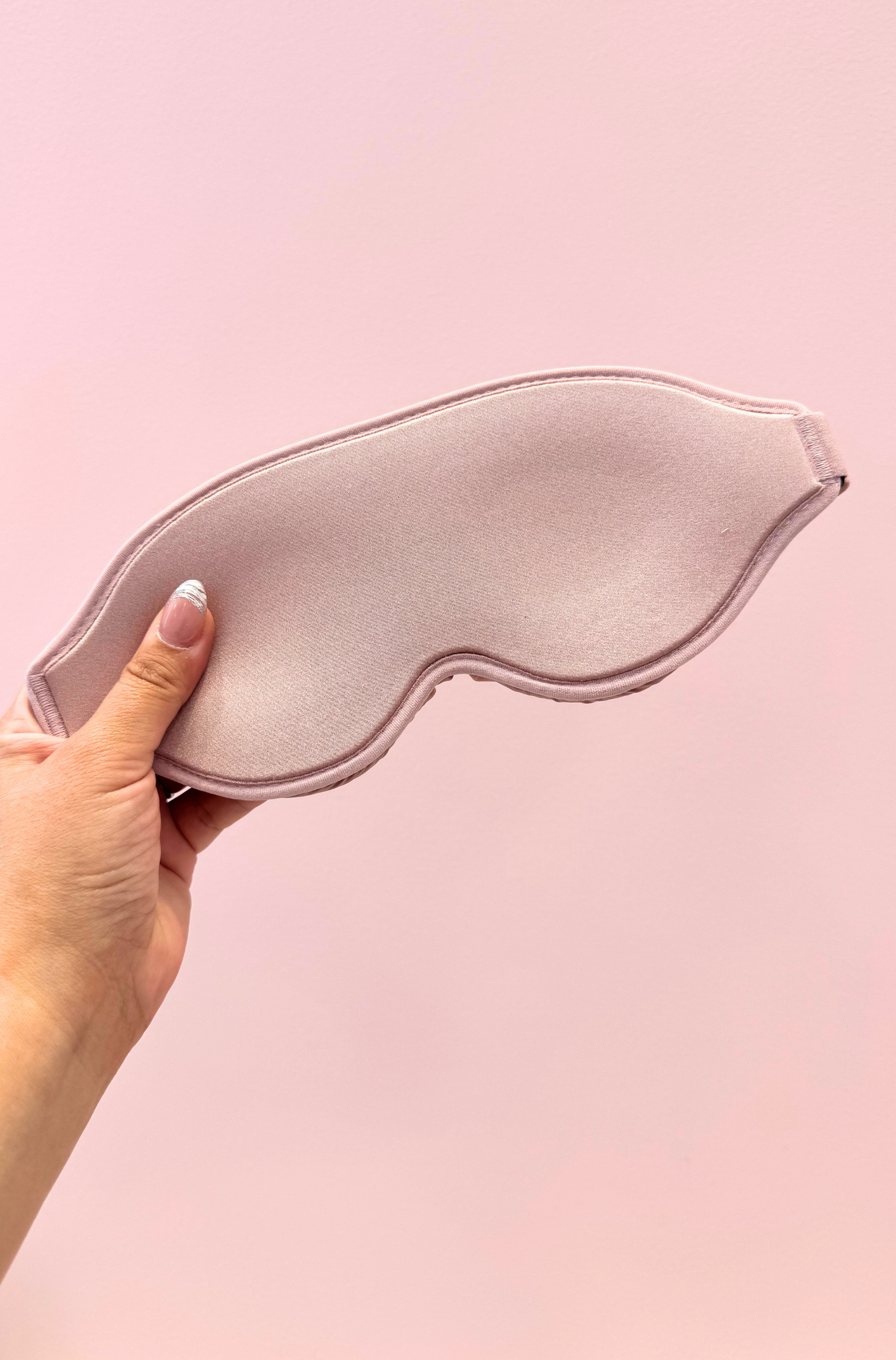 Lila Plush Beauty Eye Mask – Dusty Rose