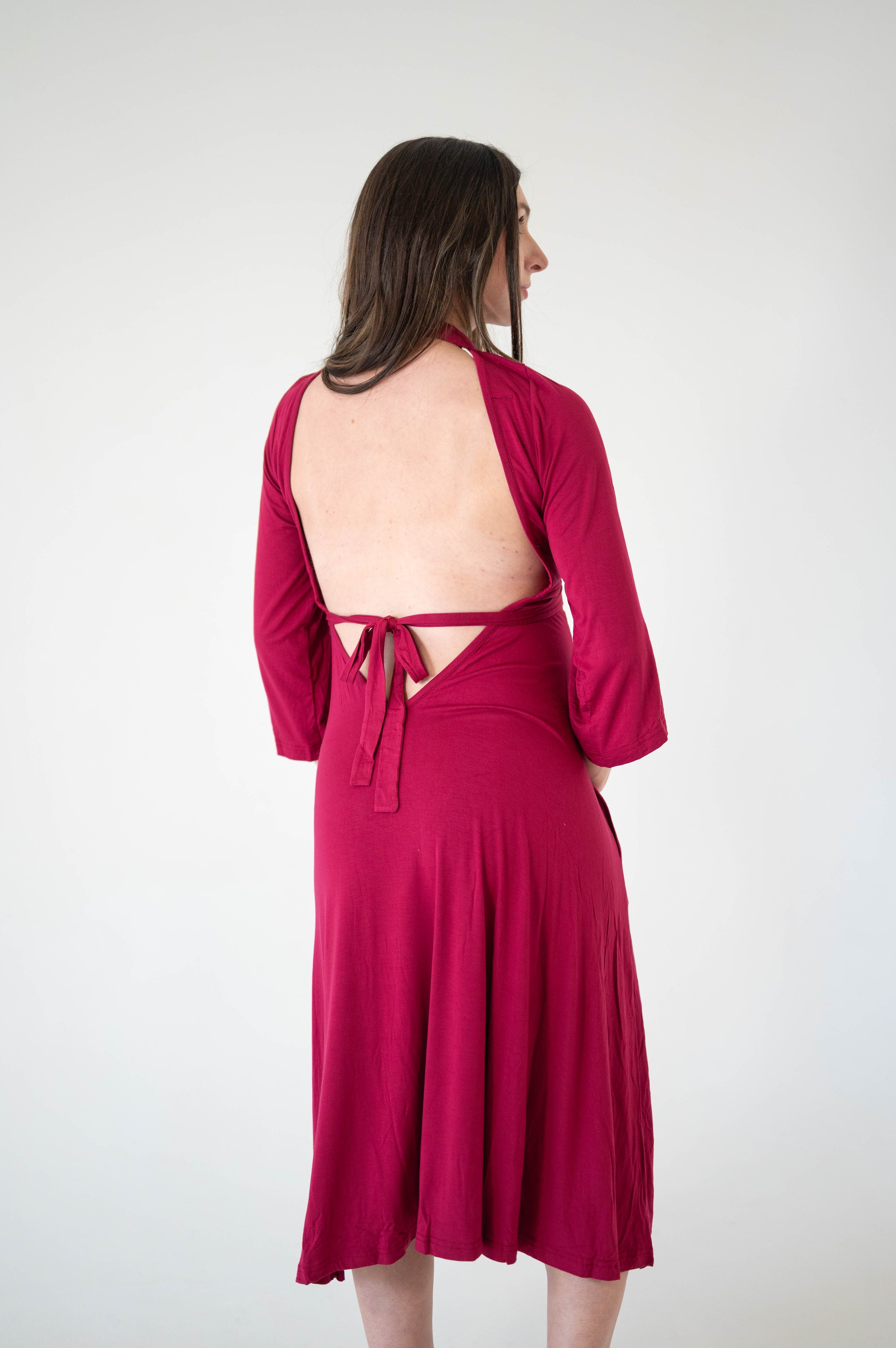 Lila Bamboo Labor & Postpartum Gown