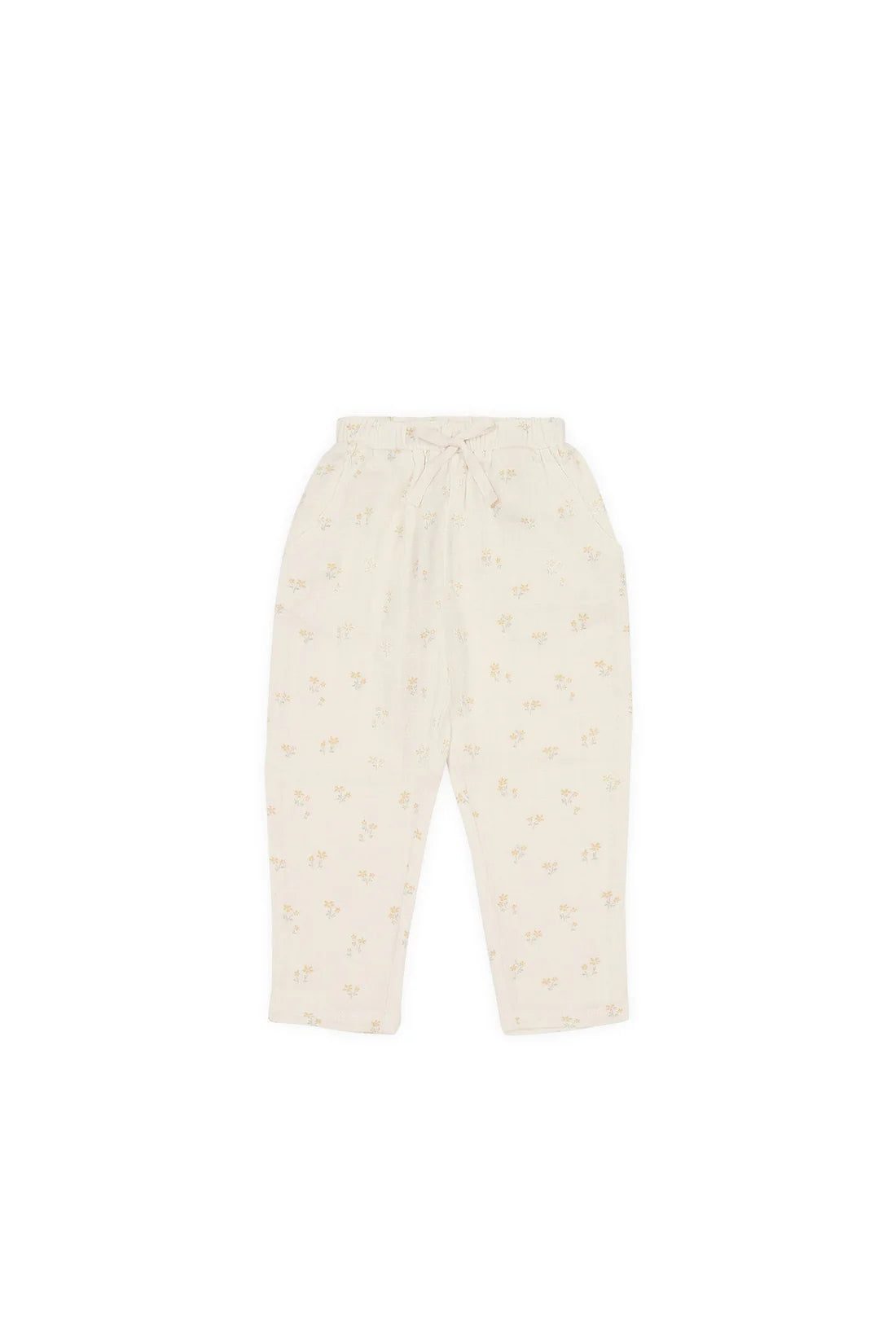 Organic Cotton Muslin Cordelia Pants - Pauline Chamomile