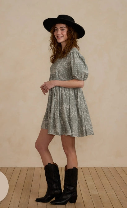 Womens Rose Dress - Laurel Bandana Extra Large