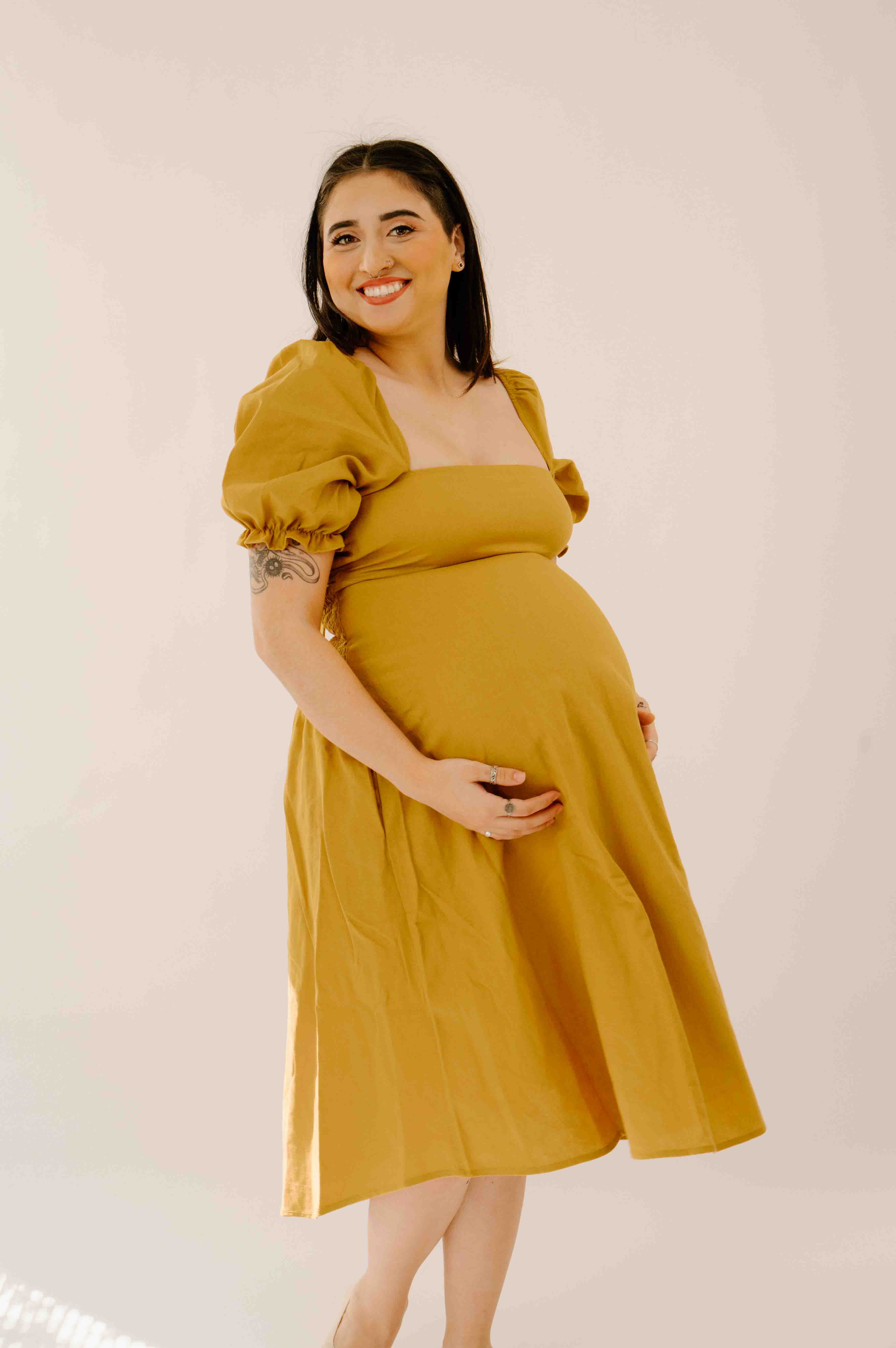 Selena Dress in Mustard Small / Mustard Selena Dress in Mustard Small / Mustard