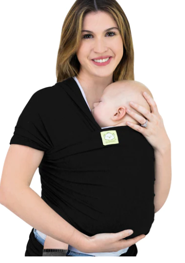 KeaBabies Baby Wrap Carrier Trendy Black Lila