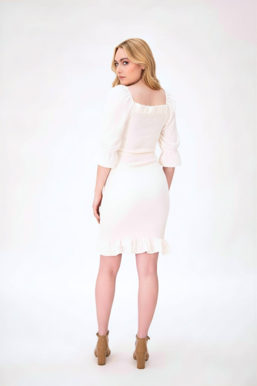 Daisy Dress In White