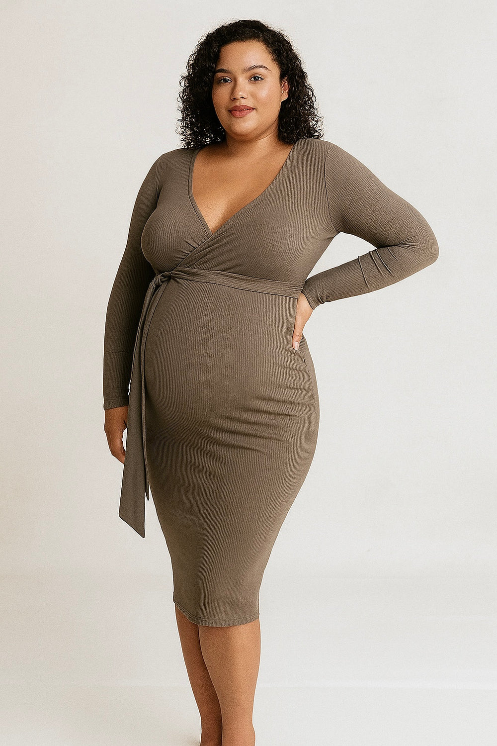 Estelle Dress in Ash