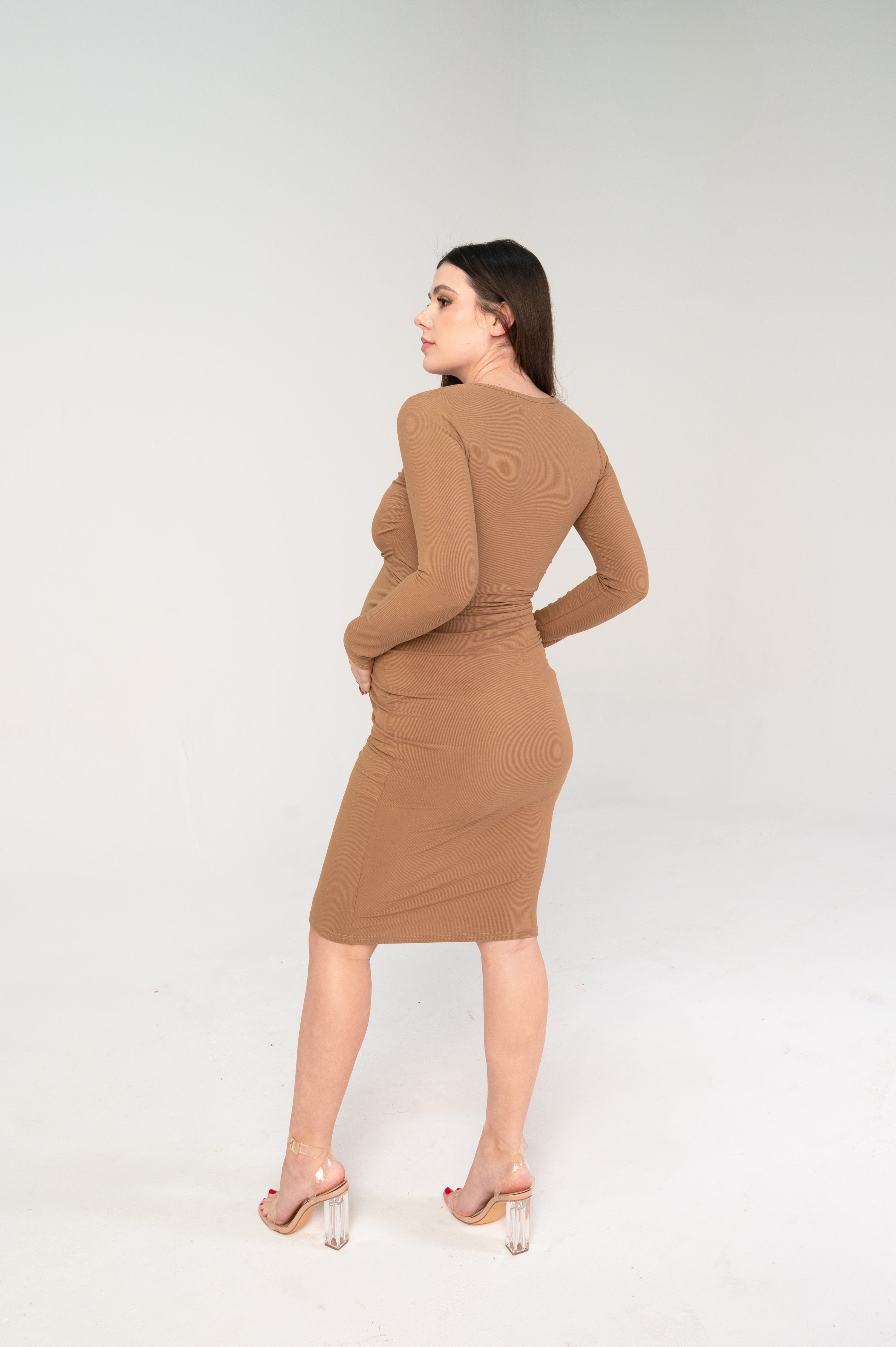 Estelle Dress in Chestnut Lila Estelle Dress in Chestnut Lila