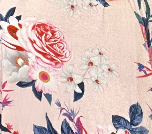 Mia Robes in Blush floral (Short)'