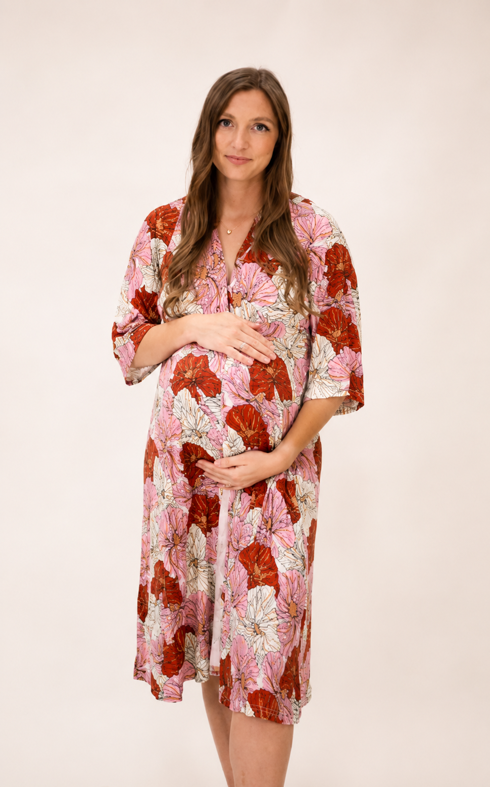 Pink Poppy Birth & Postpartum Gowns
