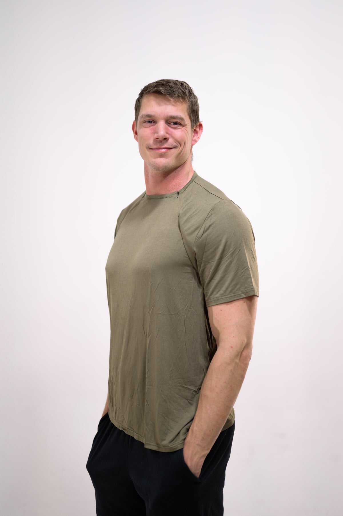 Cameron Nursing Skin to Skin Shirt Sage