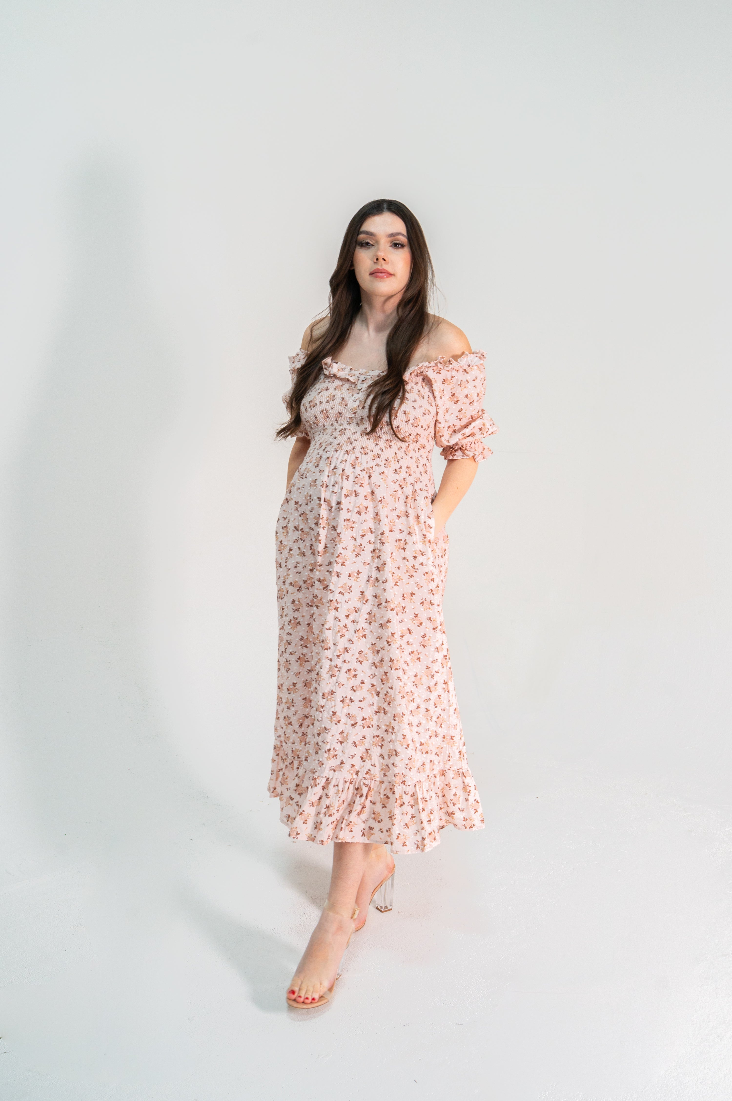 Harper Maternity and Nursing Dress