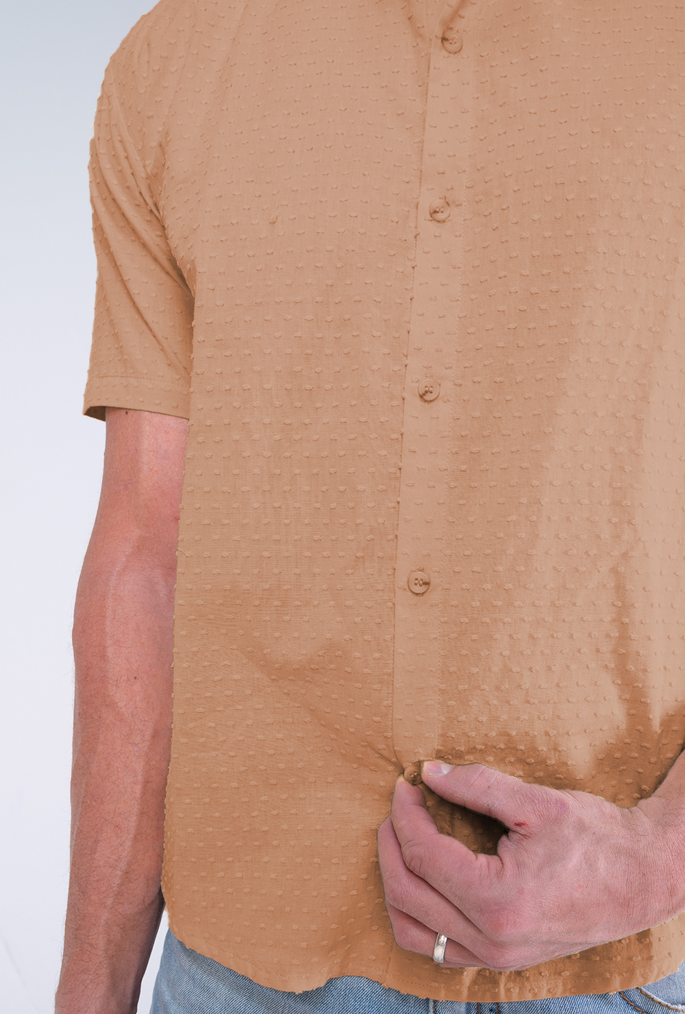 Hunter Shirt in Terracotta