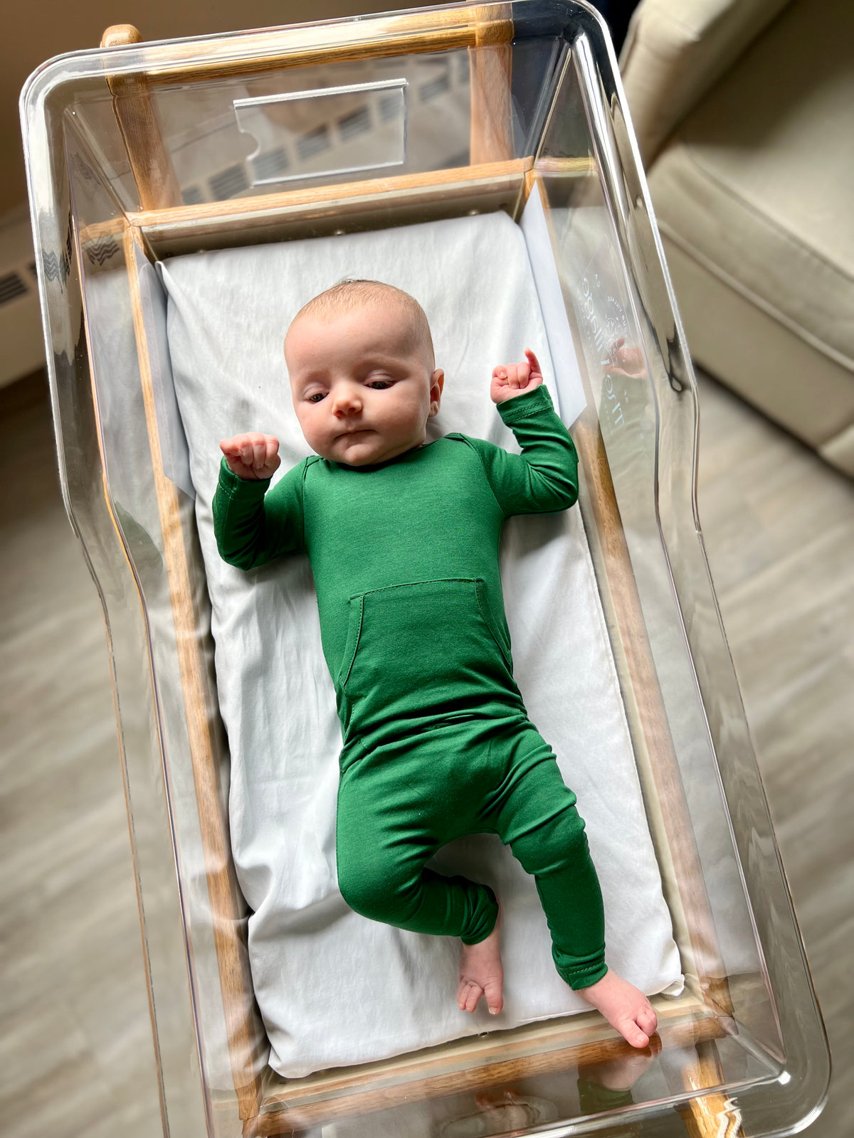 Lila Finley Romper in Emerald