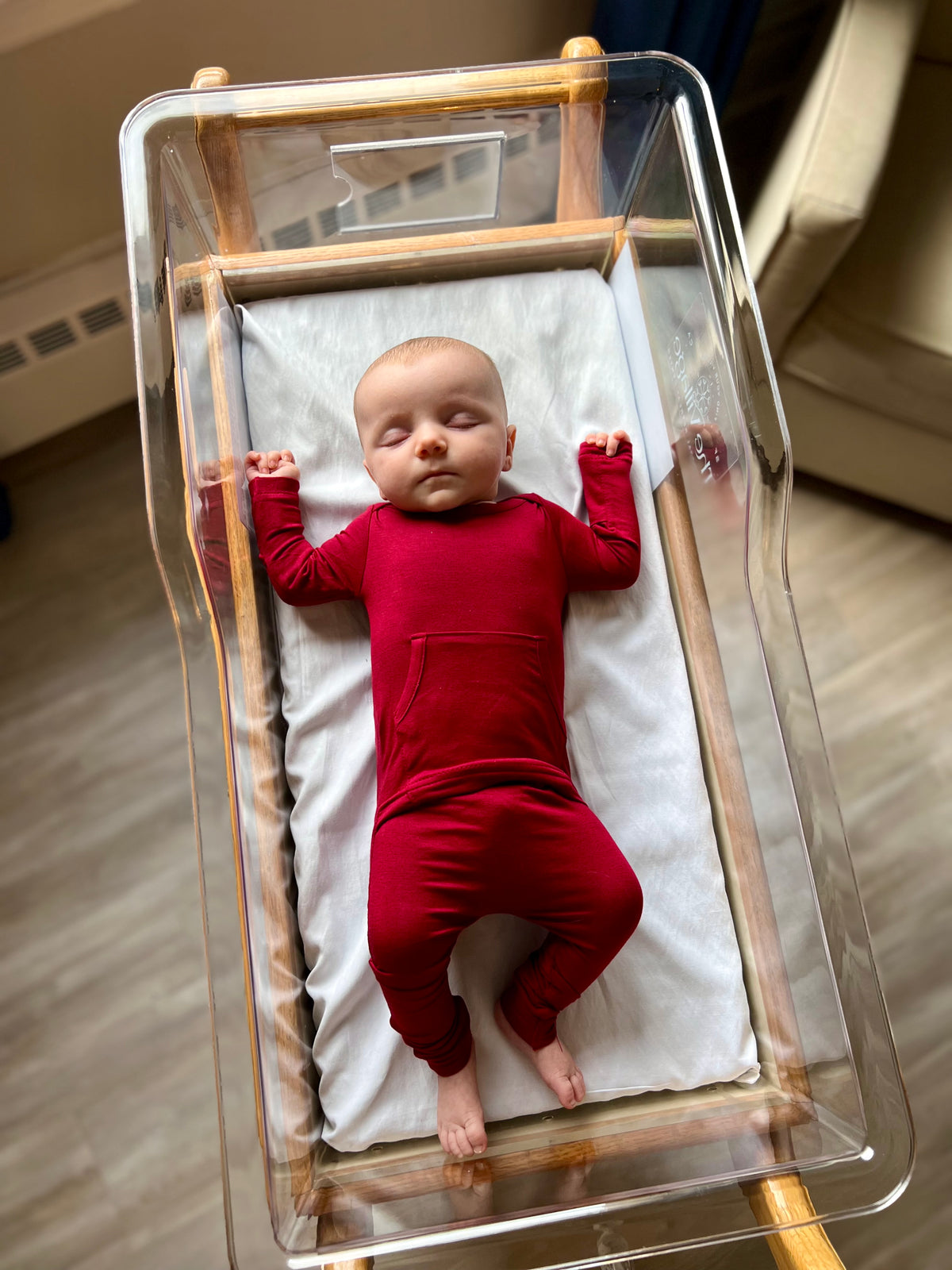 Finley Romper Crimson