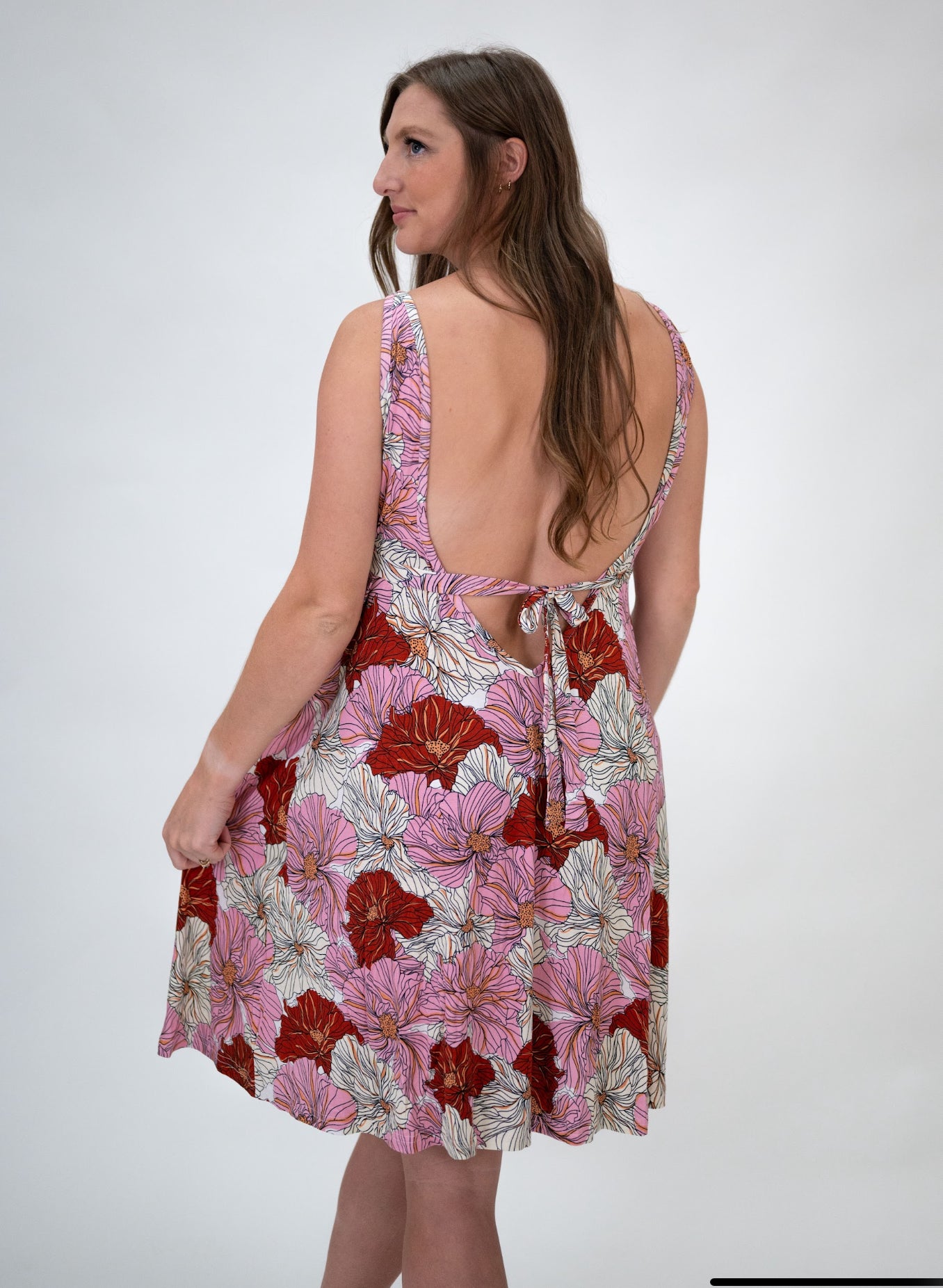 Juliet Labor & Postpartum Gown Pink Poppy