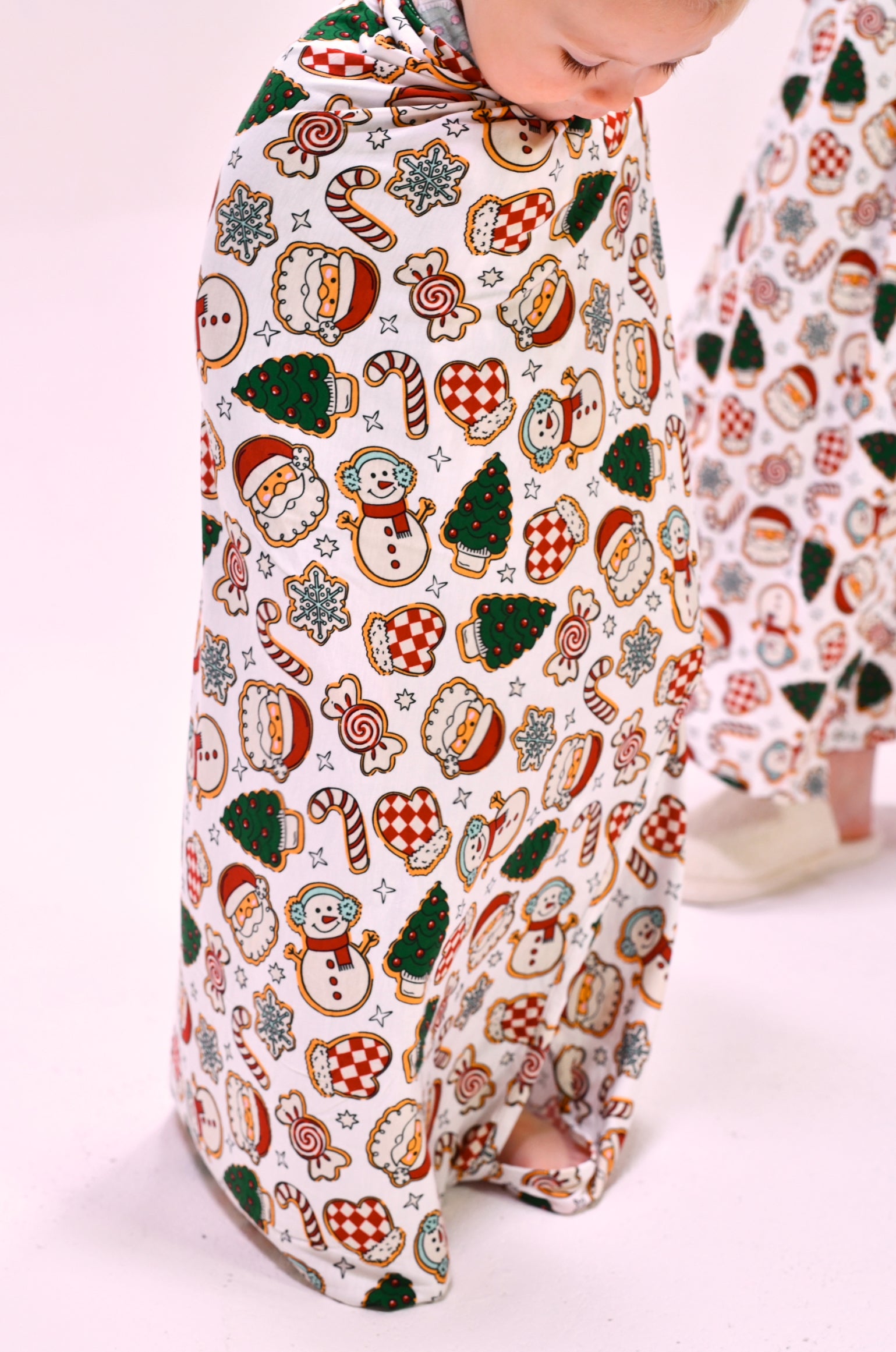 Baby Swaddle Set in Christmas Cookie