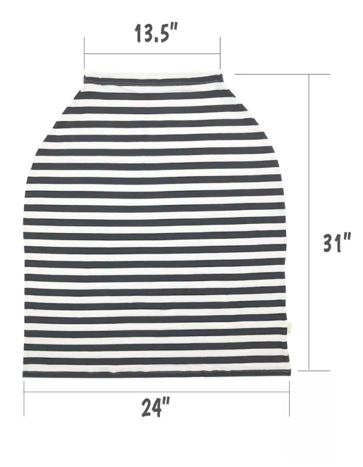 KeaBabies Nursing Cover BFF Black