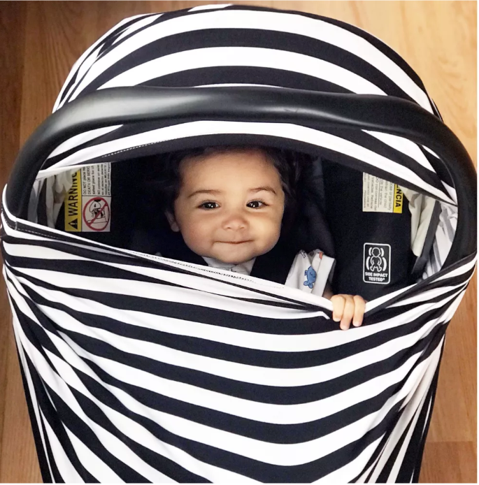 KeaBabies Nursing Cover BFF Black