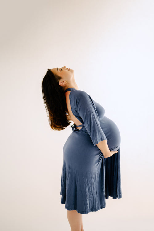 Stylish, comfortable birth gowns, bump-friendly maternity clothes – Lila