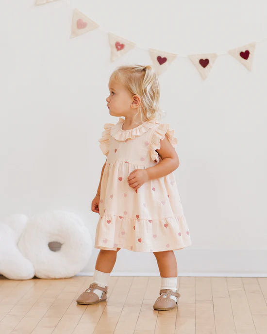 Charlotte Dress Heart Embroidery 18-24 Months Charlotte Dress Heart Embroidery 18-24 Months