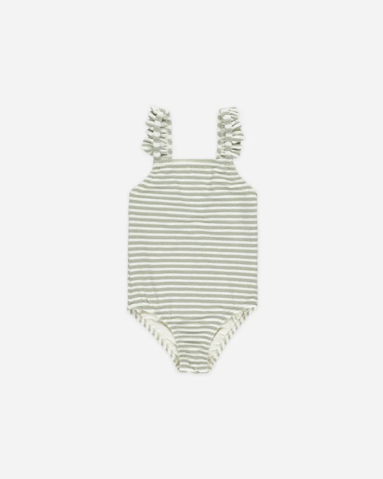 POSITANO ONE- PIECE | SAGE STRIPE