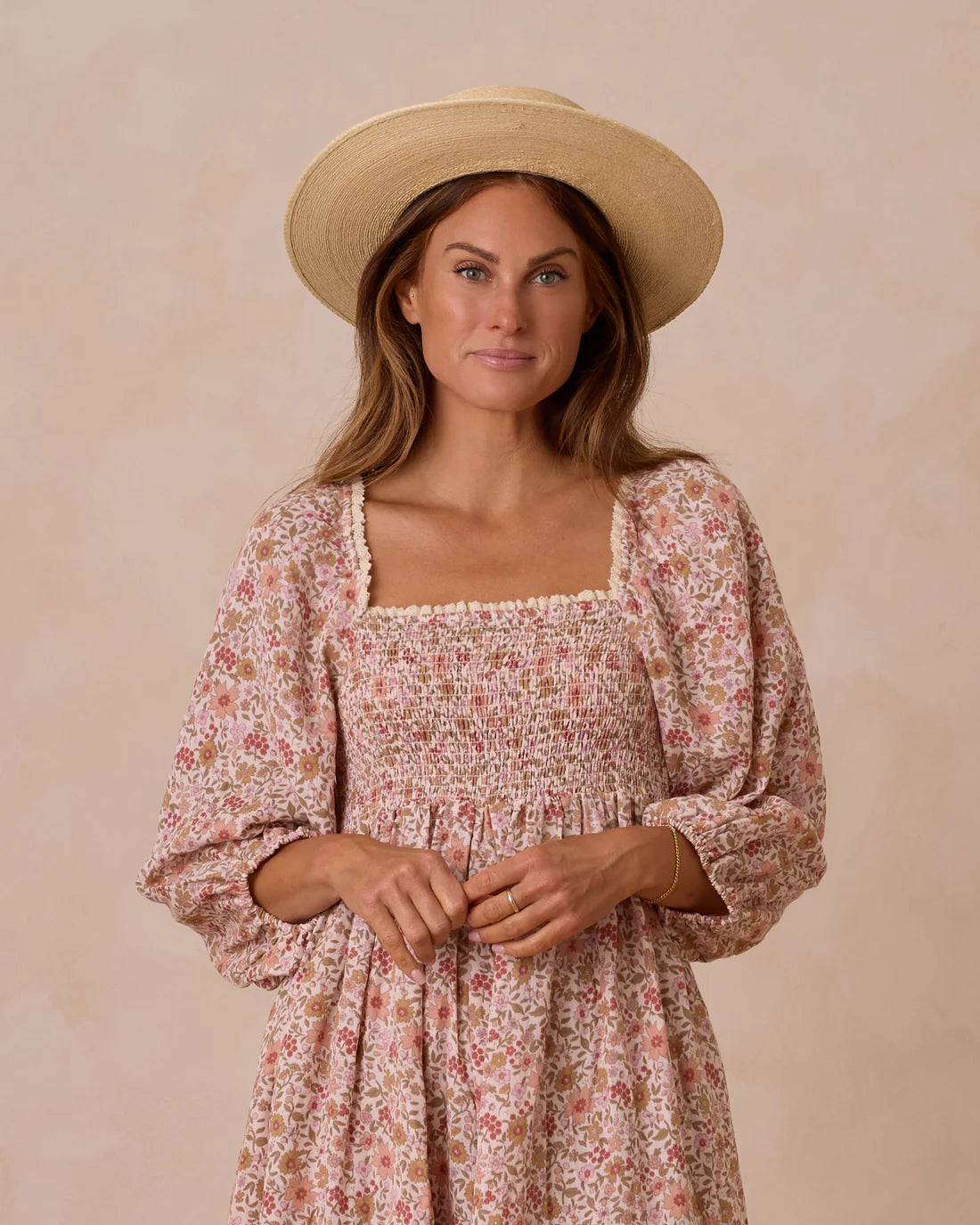 DELLA DRESS | PINK GARDENIA