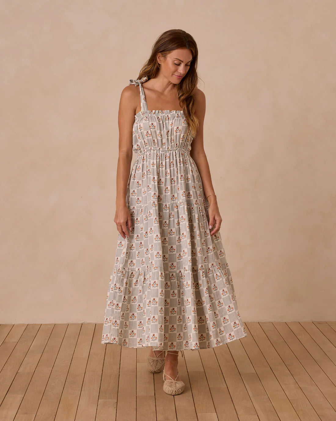 DELPHINA DRESS | GARDEN GRID
