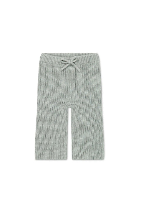 Morgan Knitted Pant - Mist Fleck