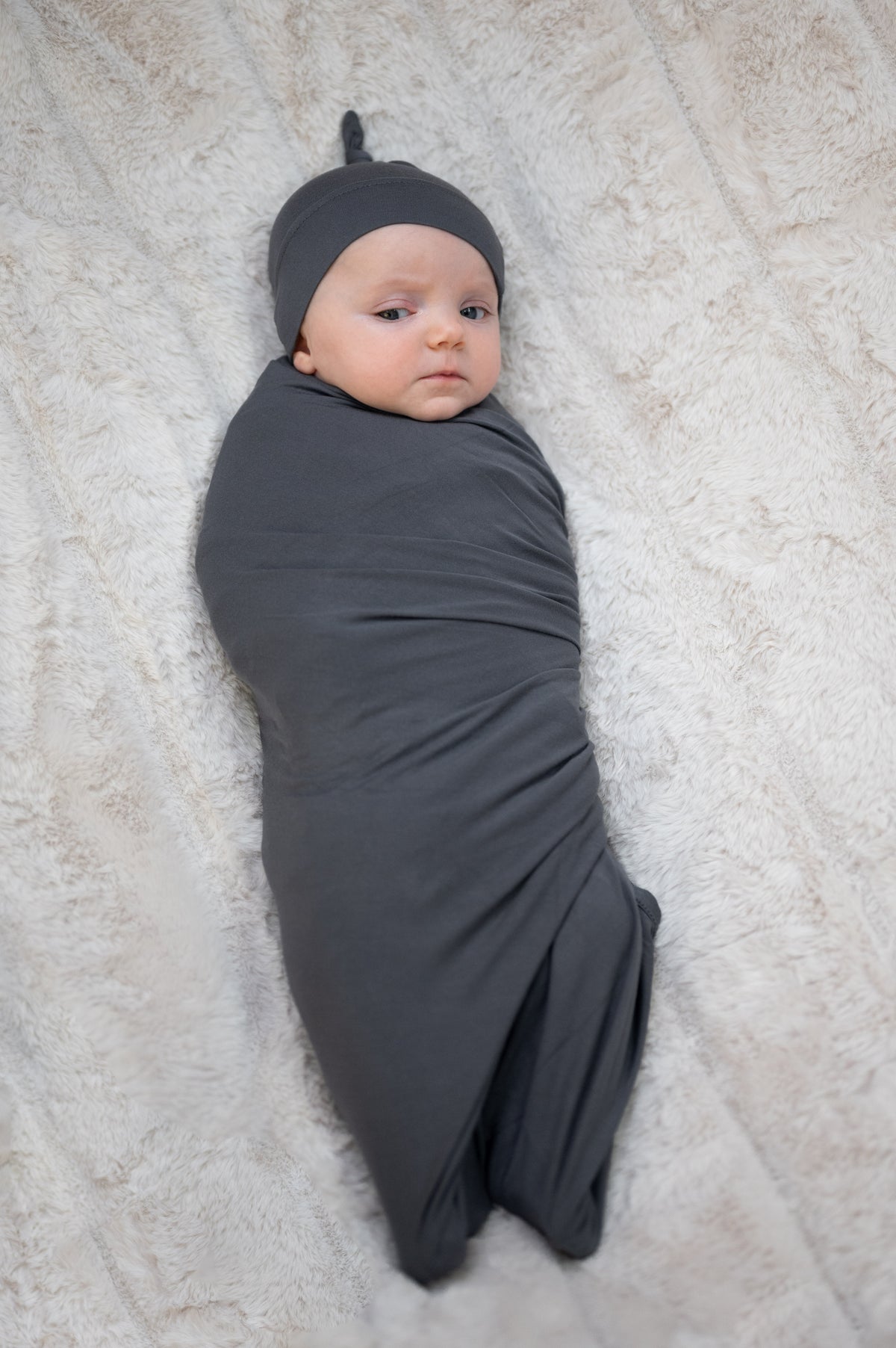 Swaddle Set Charcoal Grey