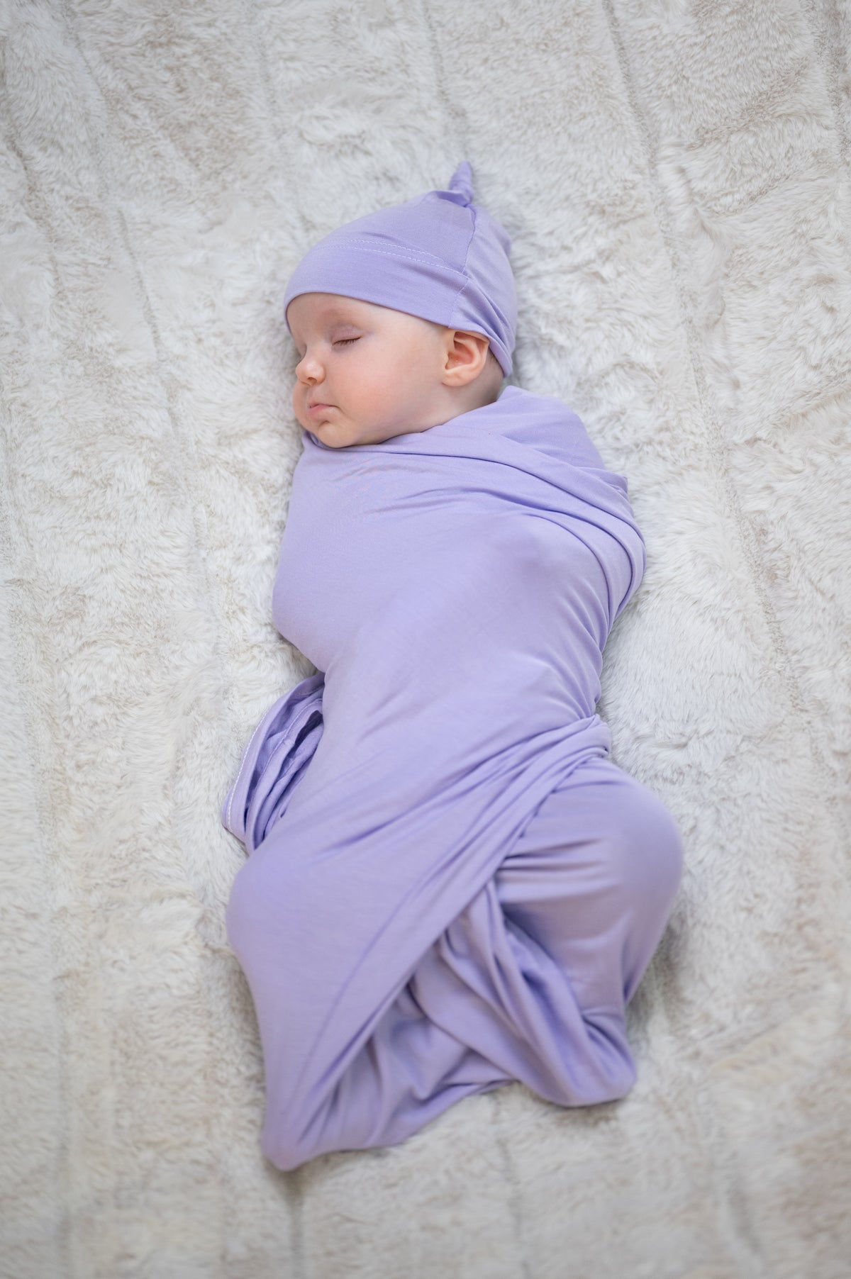 Baby Swaddle Set in Lilac