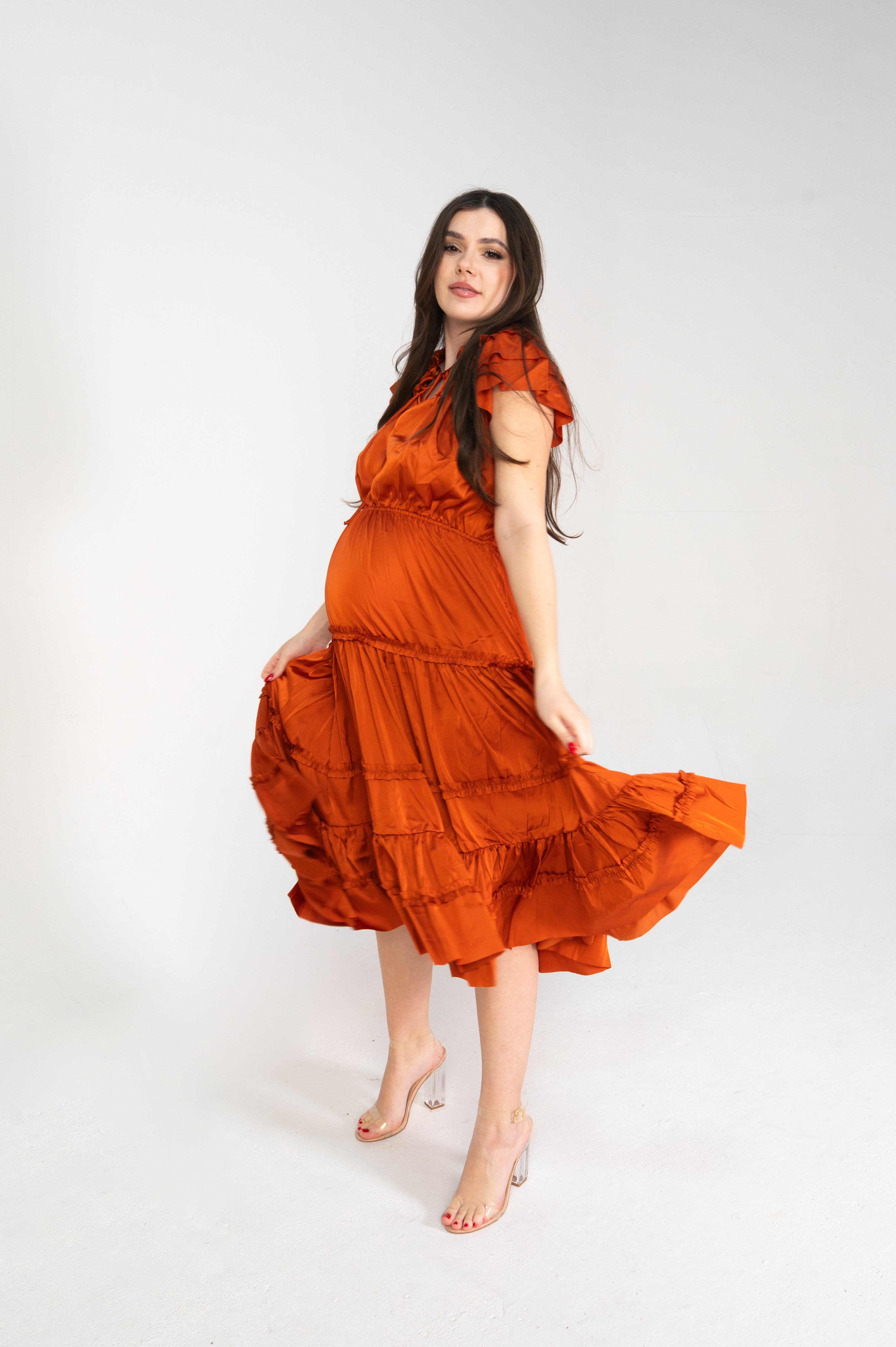 Adeline Nursing and Maternity Dress – Lila