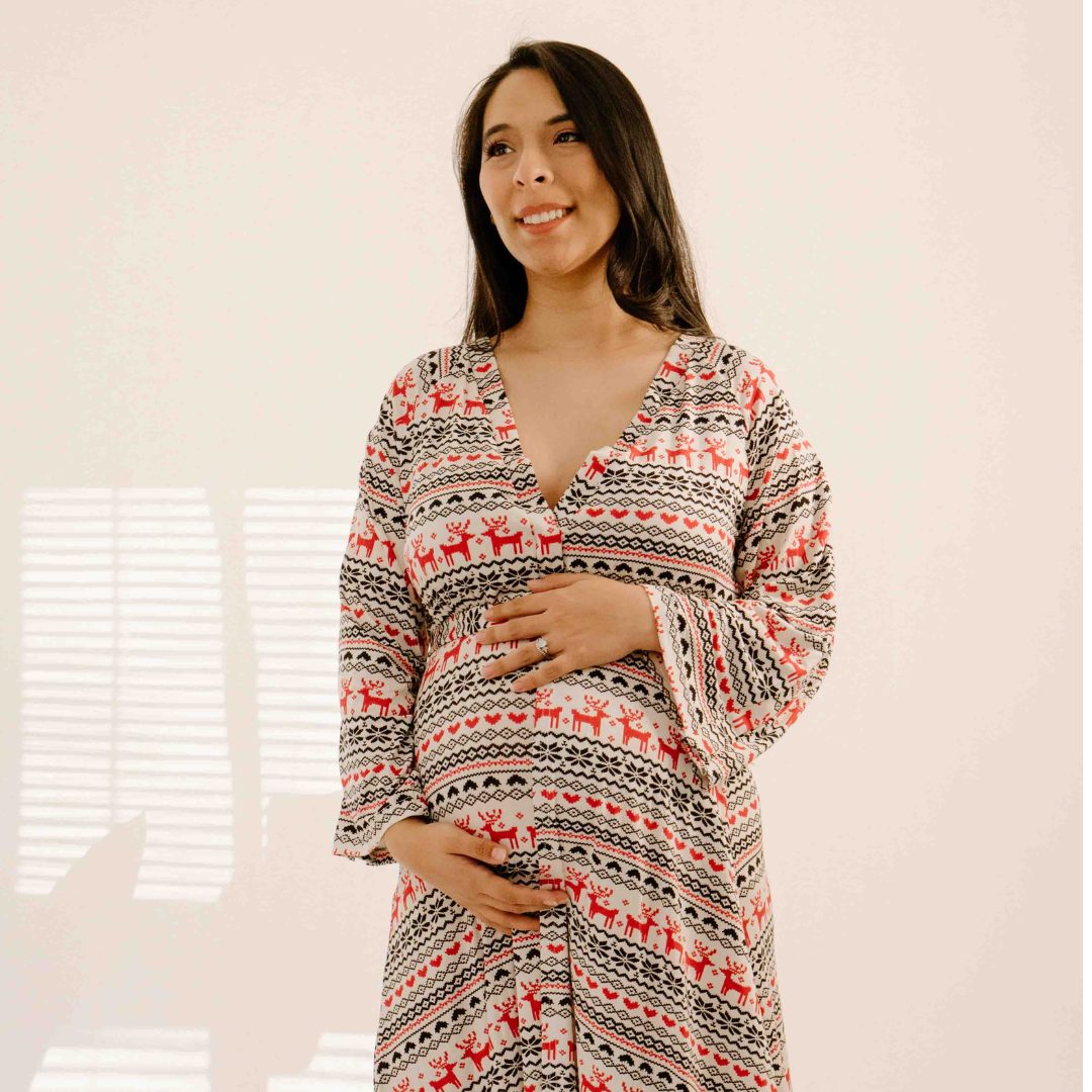 Stylish comfortable birth gowns bump friendly maternity clothes Lila