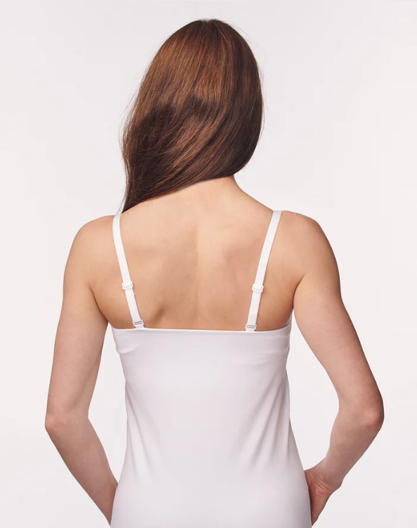 Under Control Maternity Breastfeeding Camisole, in White, Single