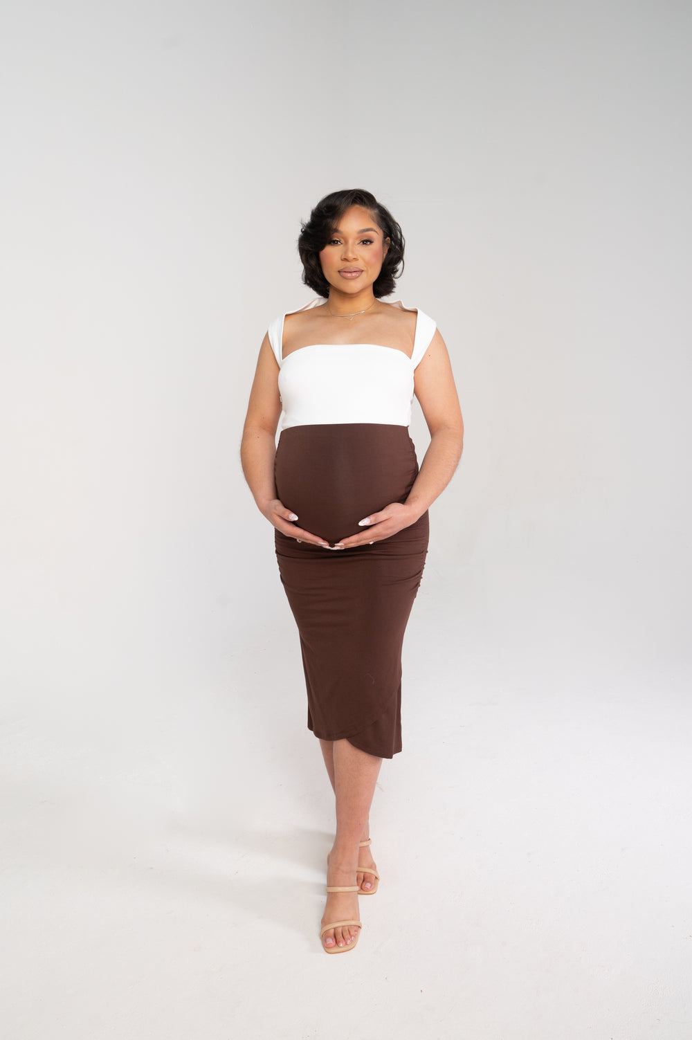 Talia Ruched Maternity Pencil Skirt
