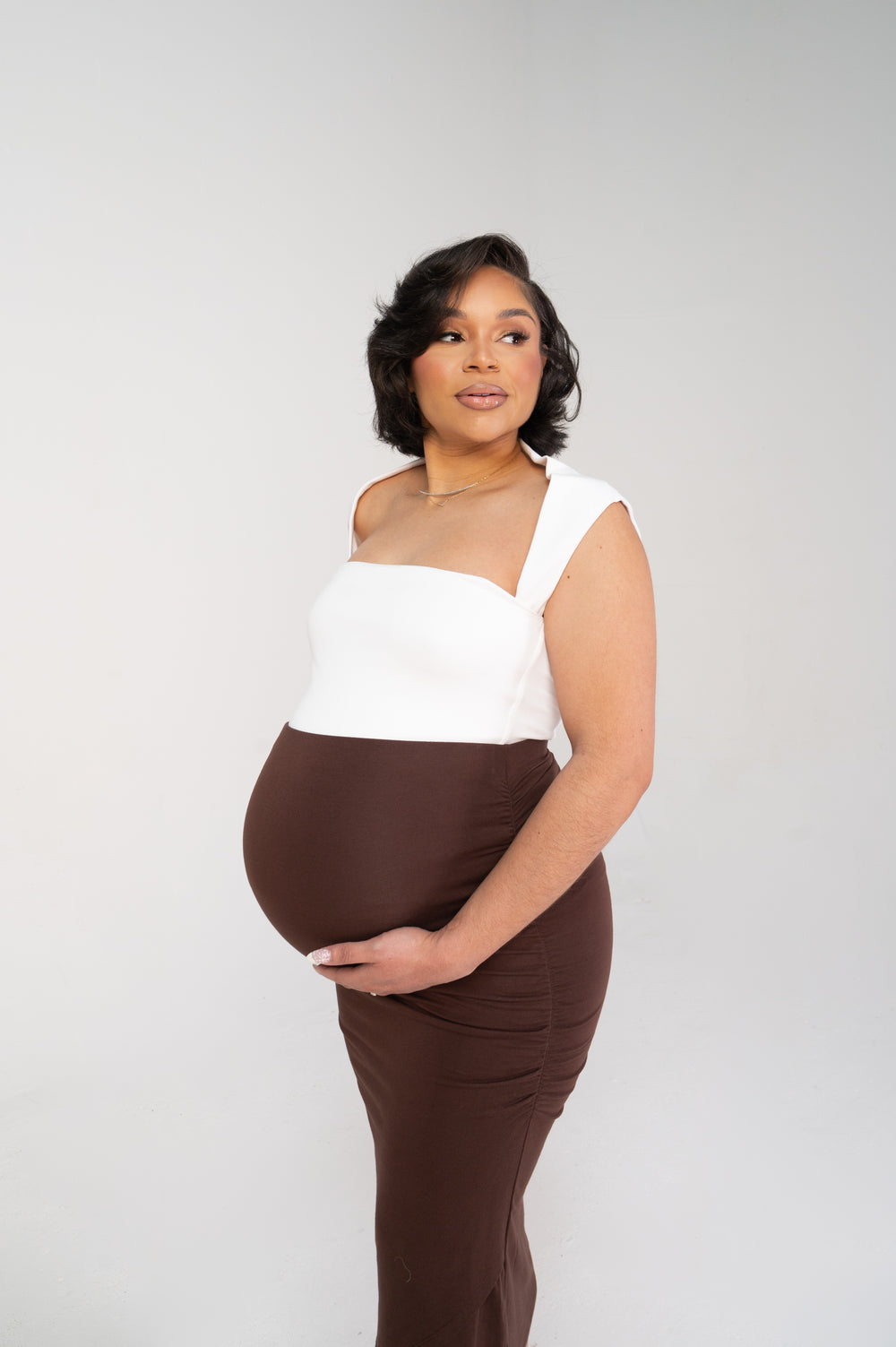 Talia Ruched Maternity Pencil Skirt
