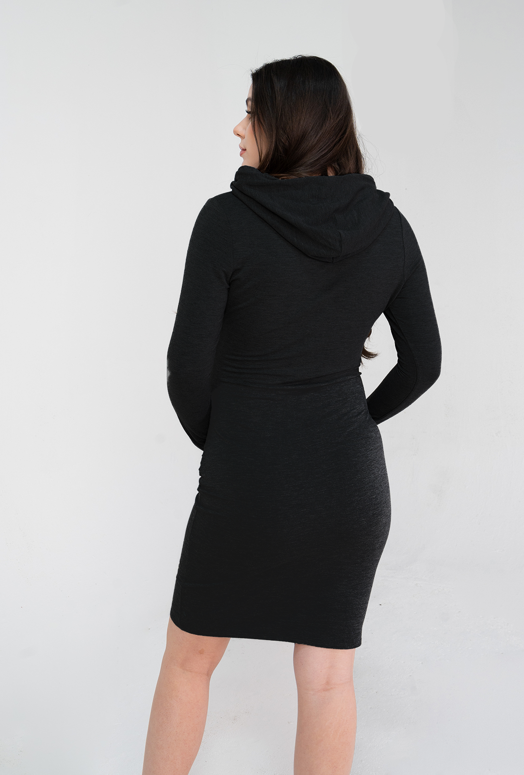 Brooklyn Maternity Hoodie Dress Lila Brooklyn Maternity Hoodie Dress Lila