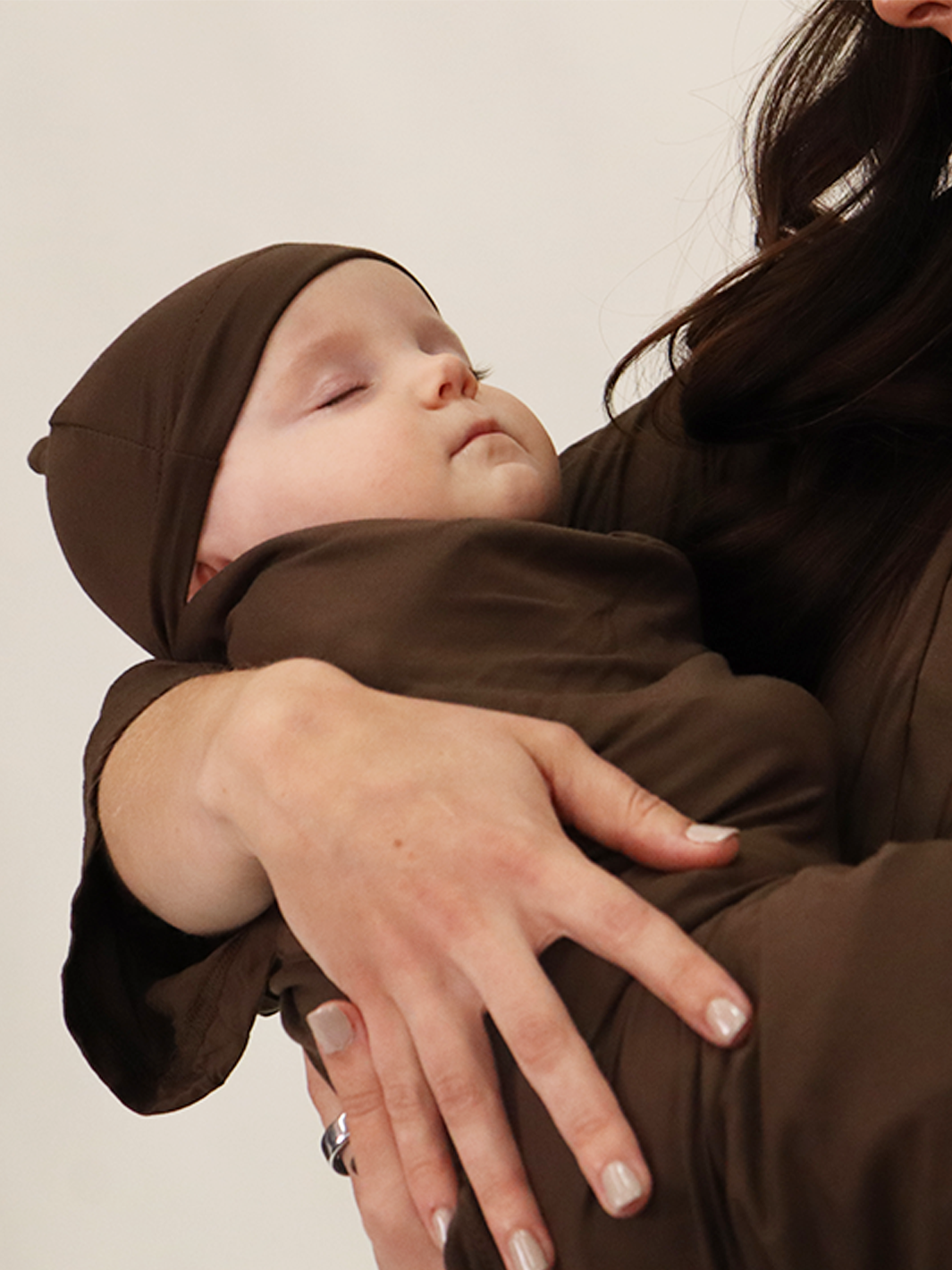 Baby Swaddle Set: Mocha