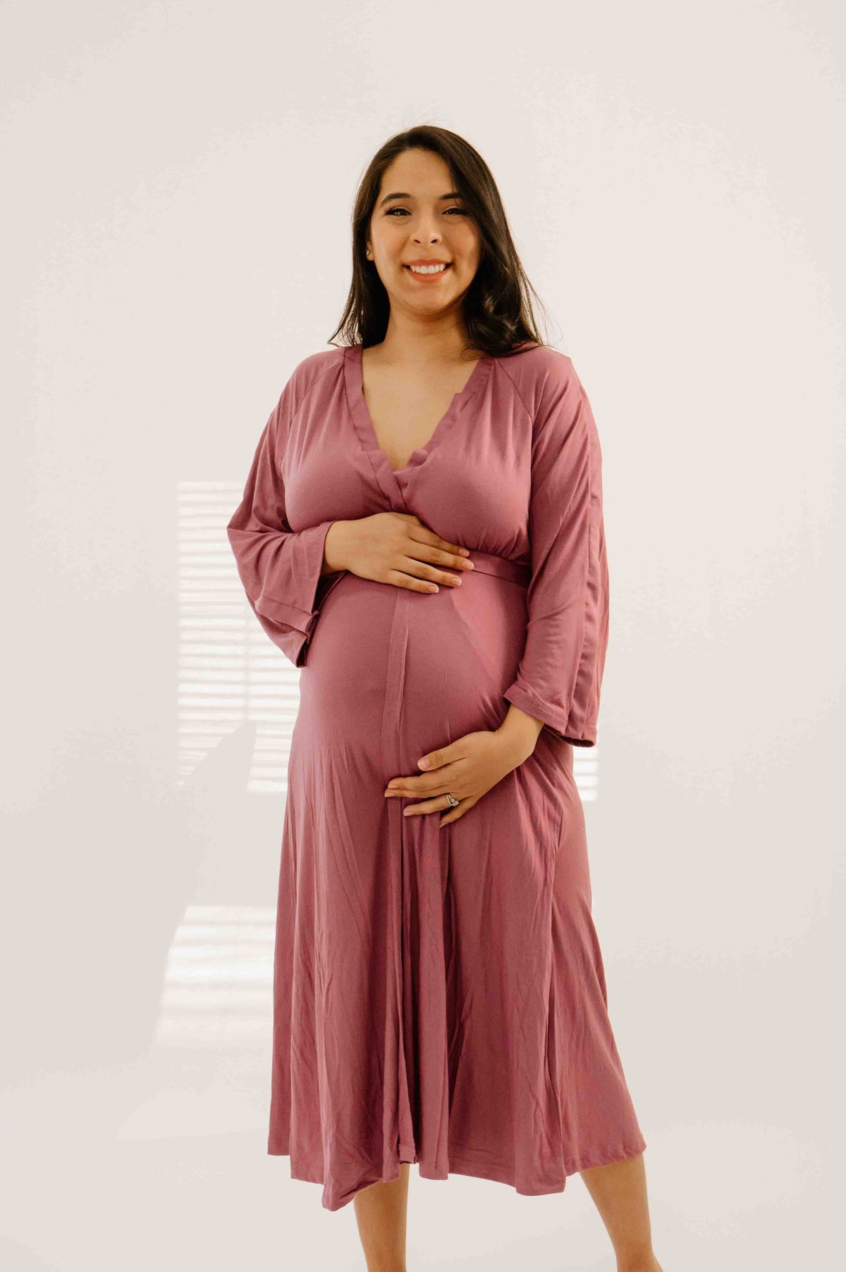 Amelia Labor & Postpartum Gown Dusty
