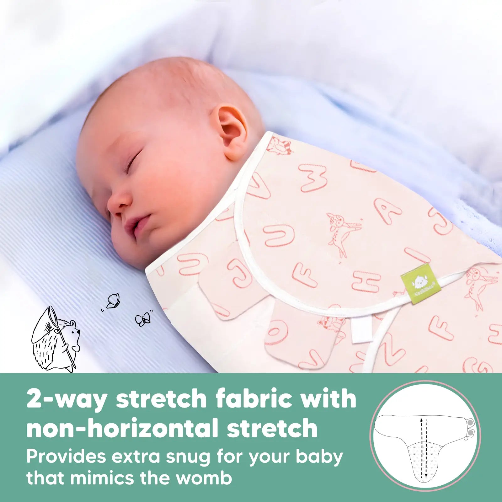 Non stretchy baby wrap sales