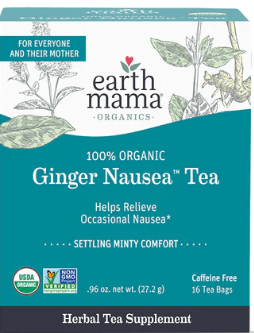 Earth Mama Organic Ginger Nausea Tea