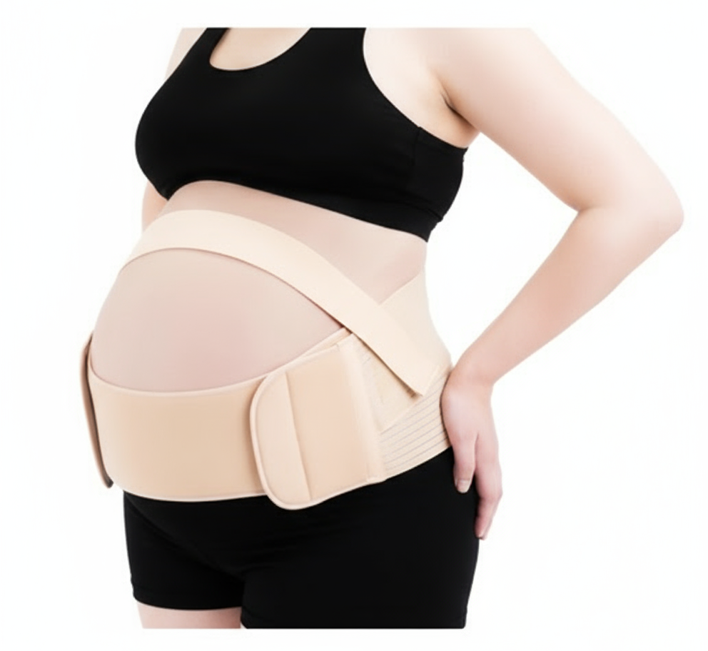 KeaBabies Nurture 2-in -1 Maternity Band  (Classic Ivory, One size)