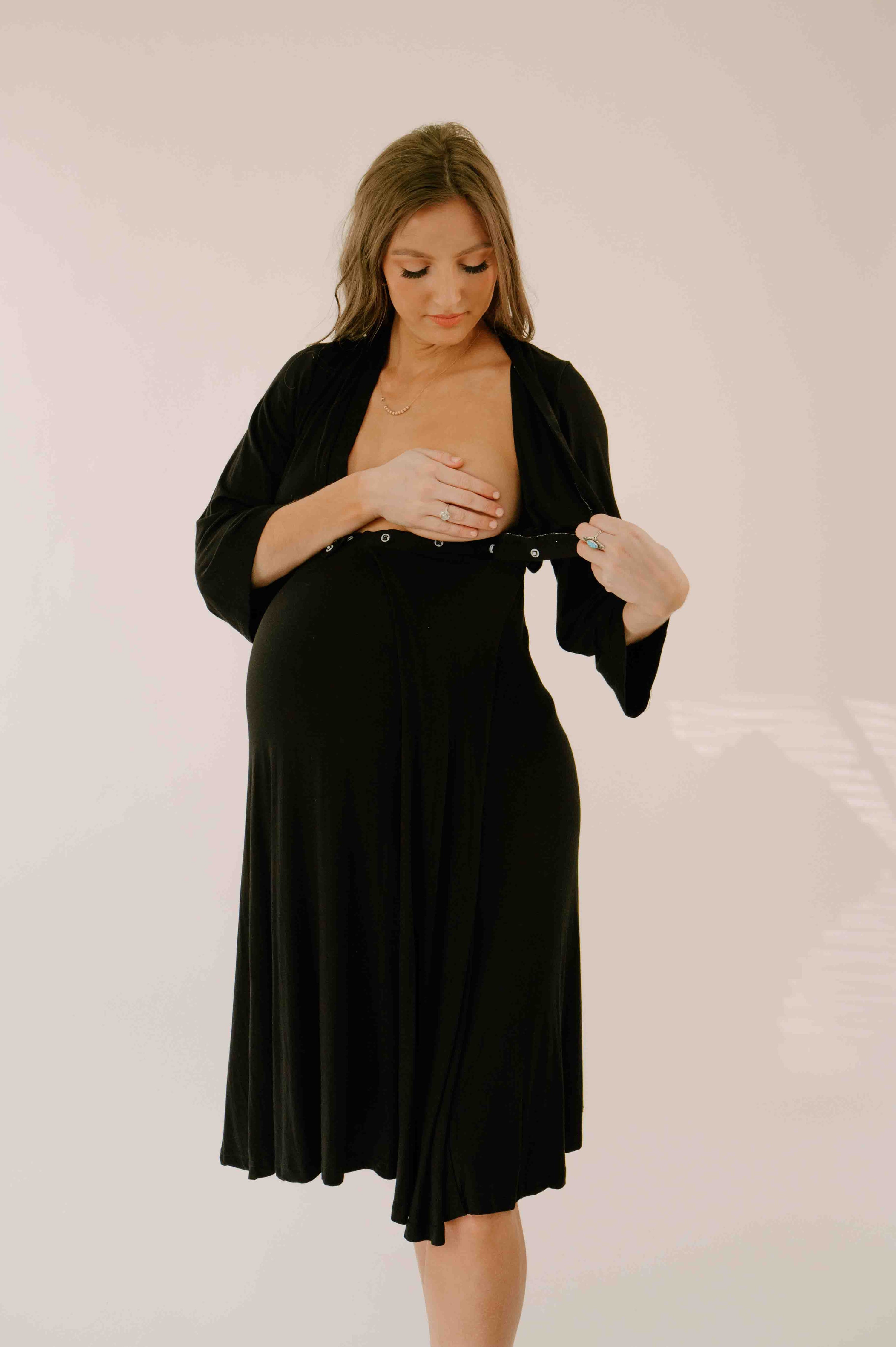 Dressed to Deliver 3-in-1 Labor and Delivery Gown + Nursing - Dressed To  Deliver