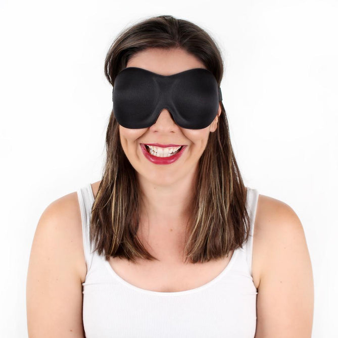 Contoured Sleep Mask- Black