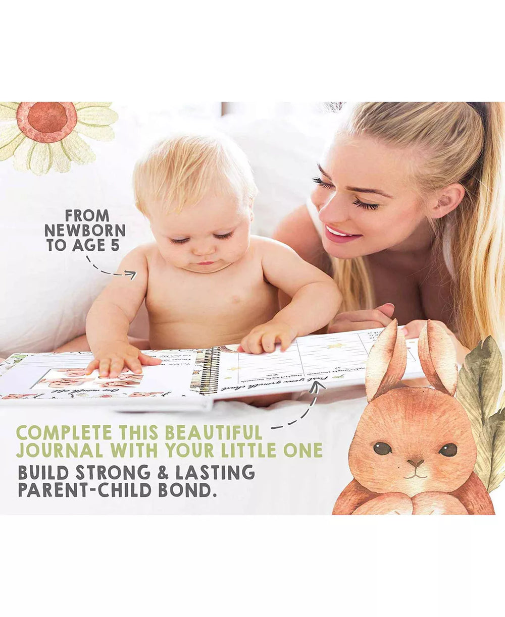 KEABABIES Wonderland Baby Milestone Book