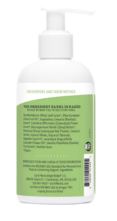 Earth Mama Calming Lavender Baby Lotion 8 fl