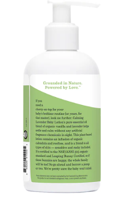 Earth Mama Calming Lavender Baby Lotion 8 fl