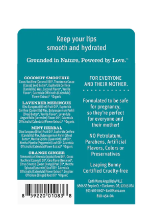 Earth Mama Lip Balm (Coconut Smoothie)