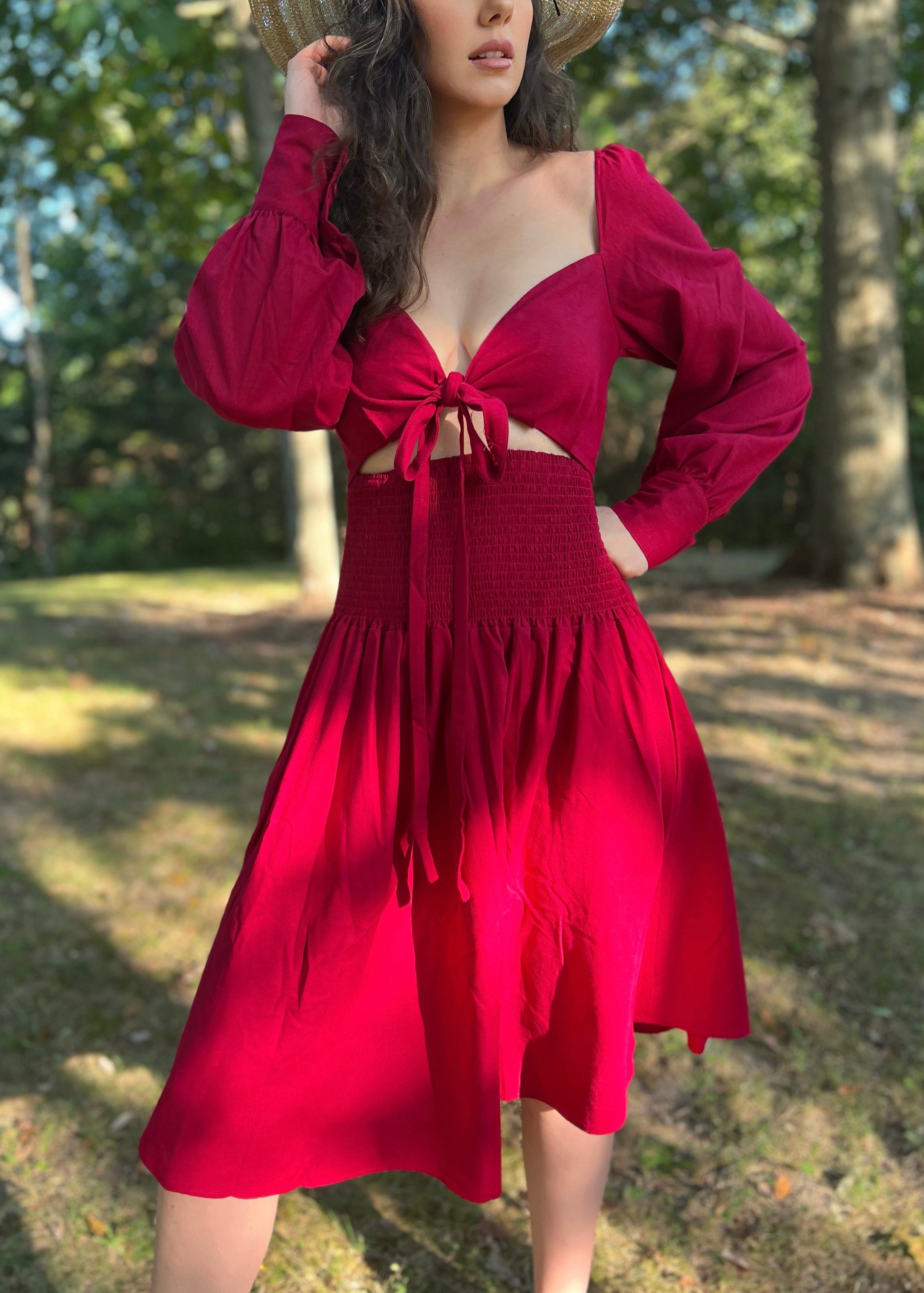Juniper Dress in Merlot Merlot / Small Juniper Dress in Merlot Merlot / Small