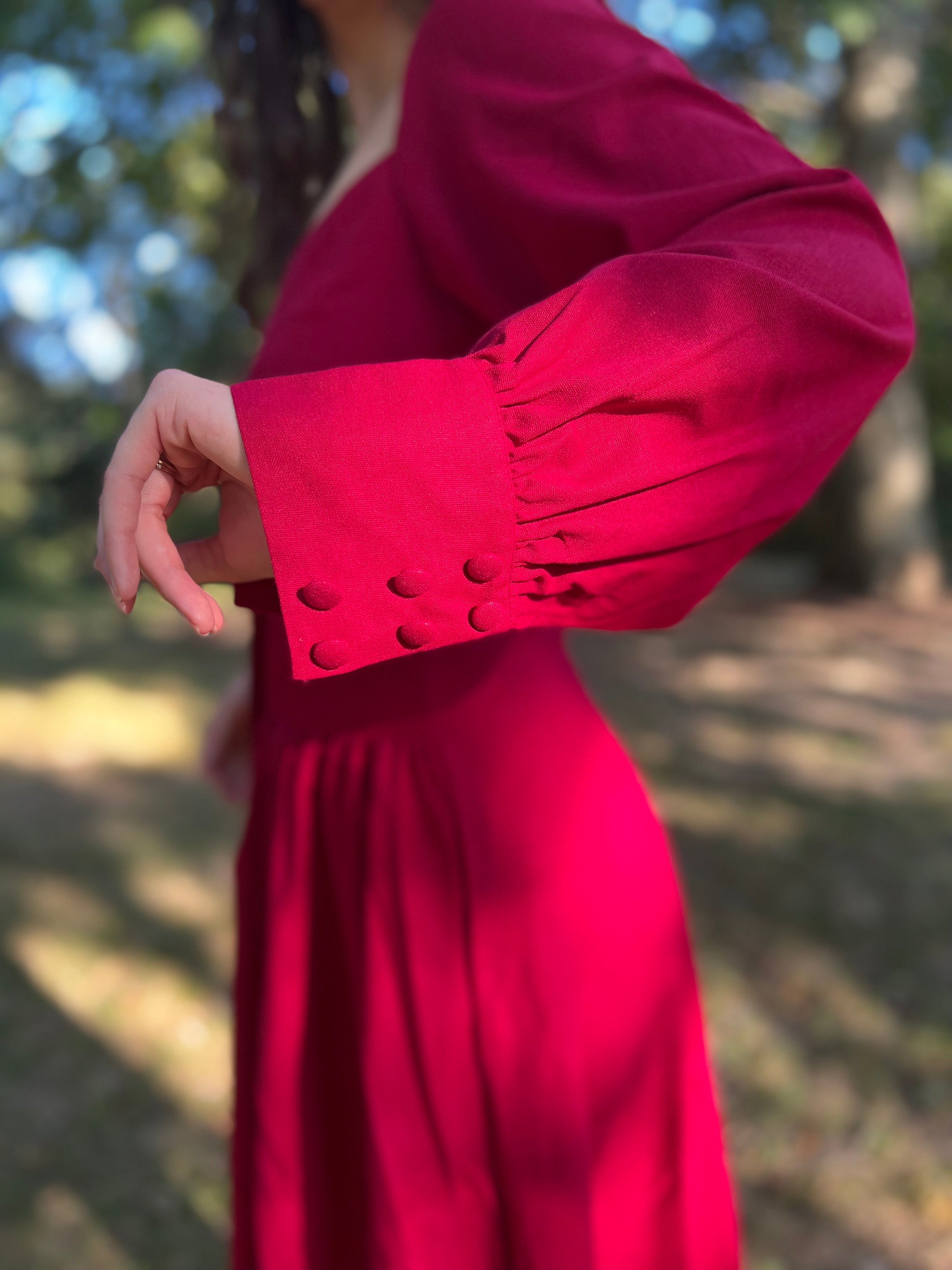 Juniper dress in Merlot