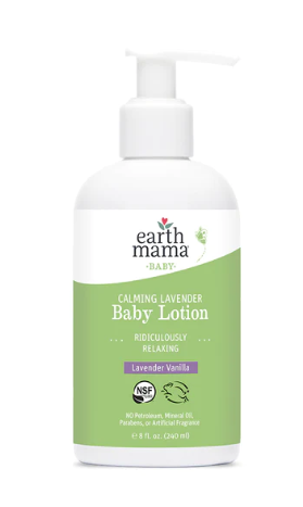 Earth Mama Calming Lavender Baby Lotion 8 fl